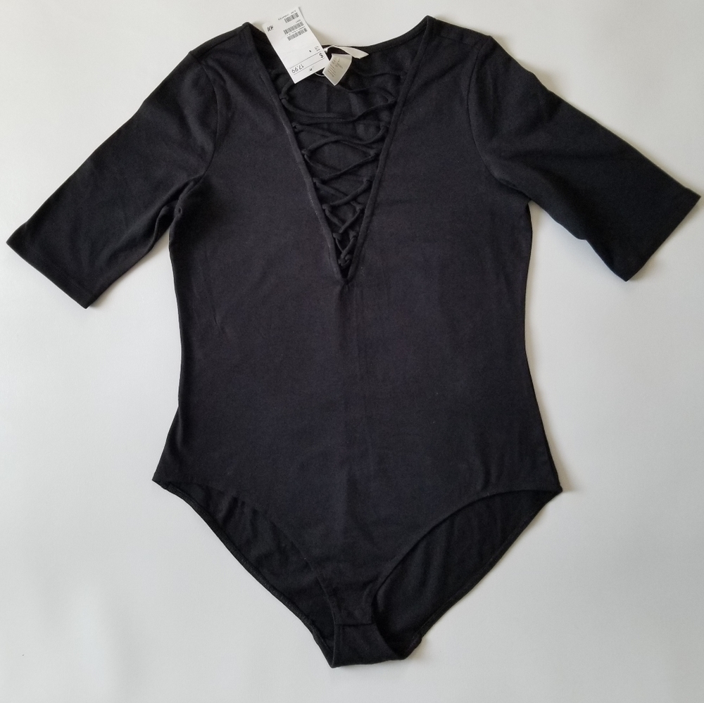 H&M half sleeve one piece bathing suit